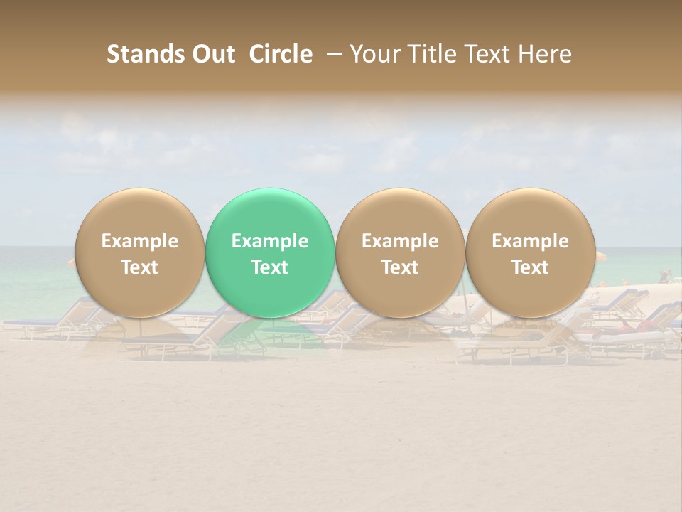 Tourist Panorama Chair PowerPoint Template