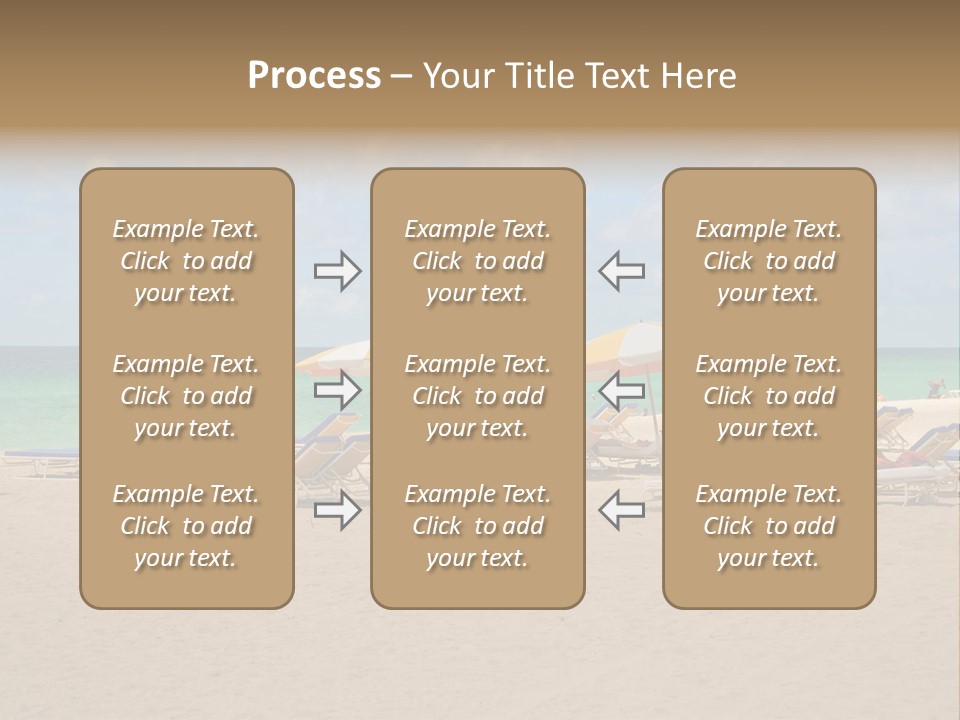 Tourist Panorama Chair PowerPoint Template