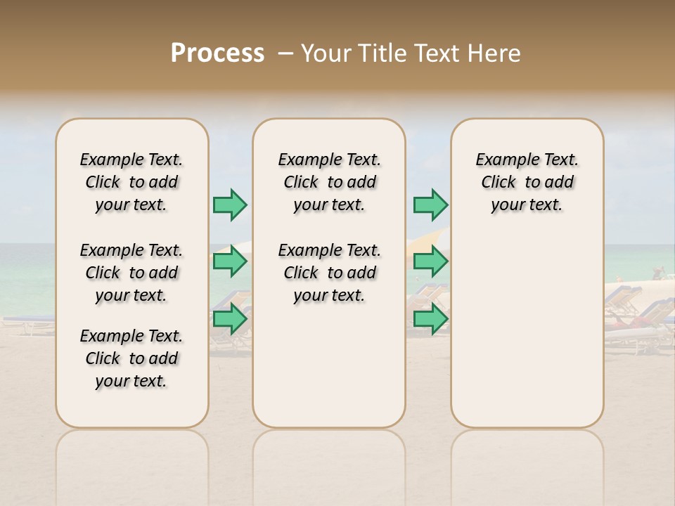 Tourist Panorama Chair PowerPoint Template