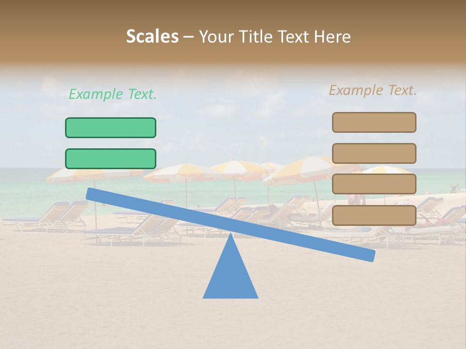 Tourist Panorama Chair PowerPoint Template
