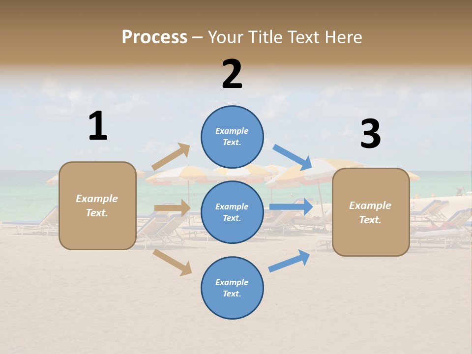 Tourist Panorama Chair PowerPoint Template
