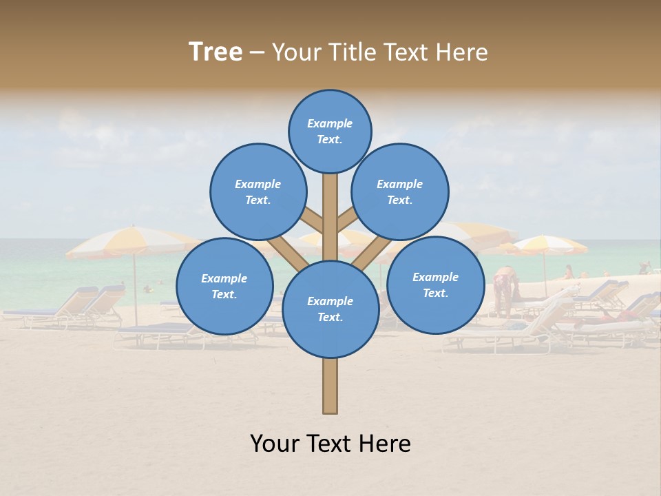 Tourist Panorama Chair PowerPoint Template