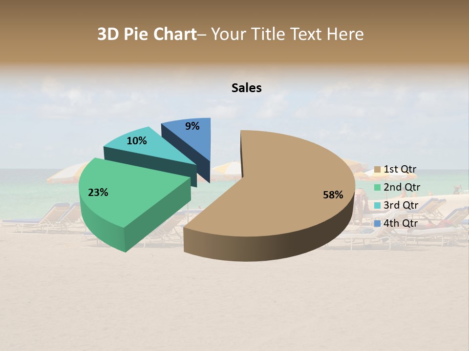 Tourist Panorama Chair PowerPoint Template
