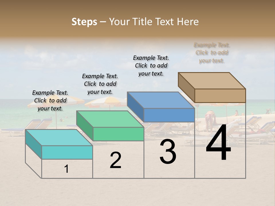Tourist Panorama Chair PowerPoint Template