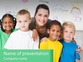 Student Class Indoor PowerPoint Template