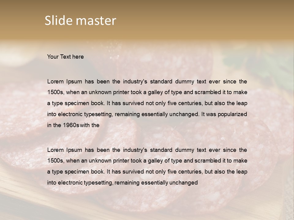 Cuisine Product Kitchen PowerPoint Template