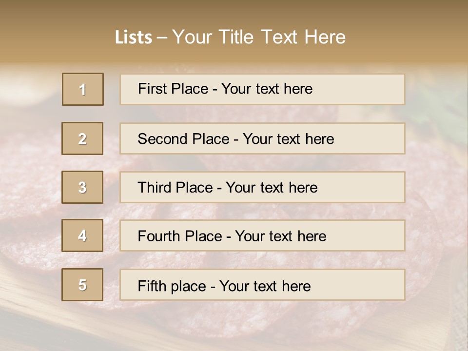 Cuisine Product Kitchen PowerPoint Template