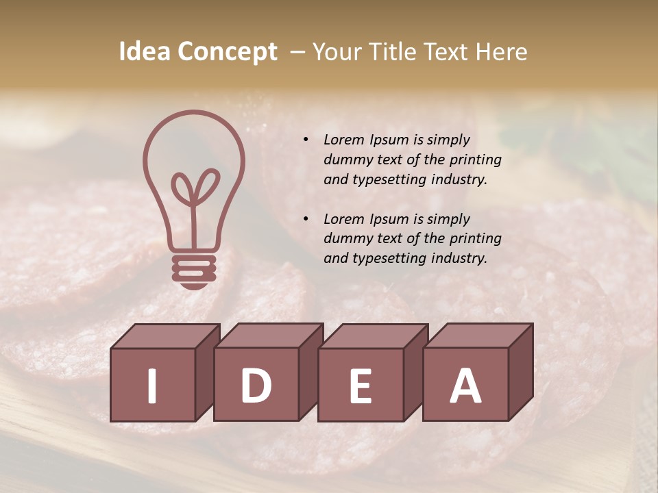 Cuisine Product Kitchen PowerPoint Template