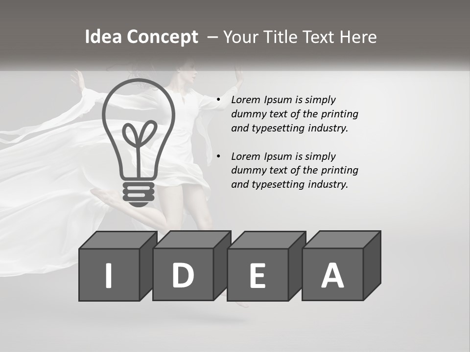 Diet Person Figure PowerPoint Template