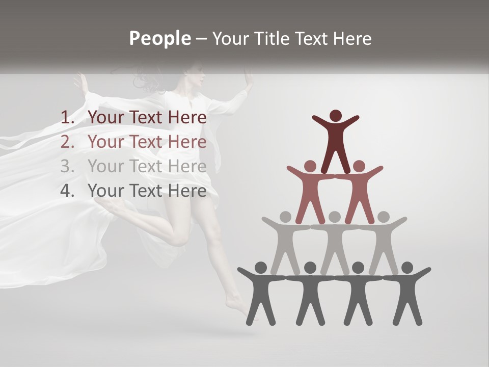 Diet Person Figure PowerPoint Template