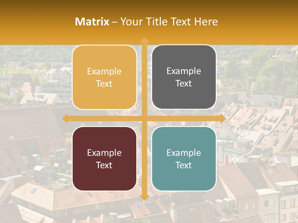 Schwarzwald Black Tile PowerPoint Template