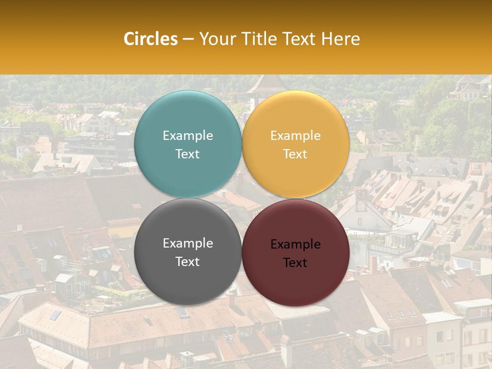 Schwarzwald Black Tile PowerPoint Template