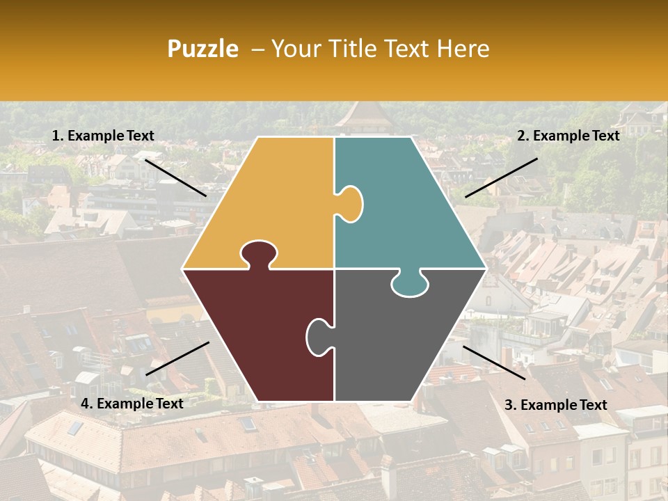 Schwarzwald Black Tile PowerPoint Template