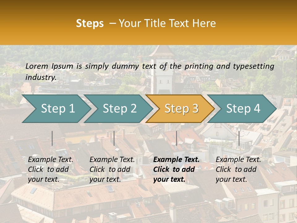 Schwarzwald Black Tile PowerPoint Template