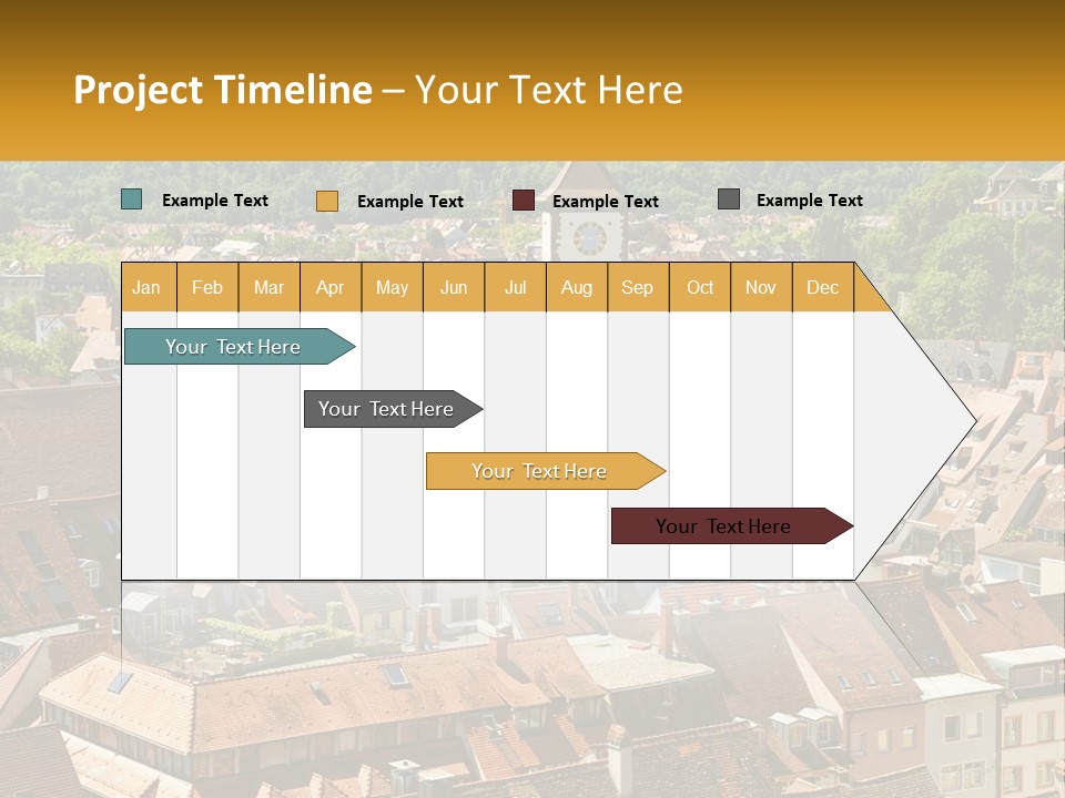 Schwarzwald Black Tile PowerPoint Template