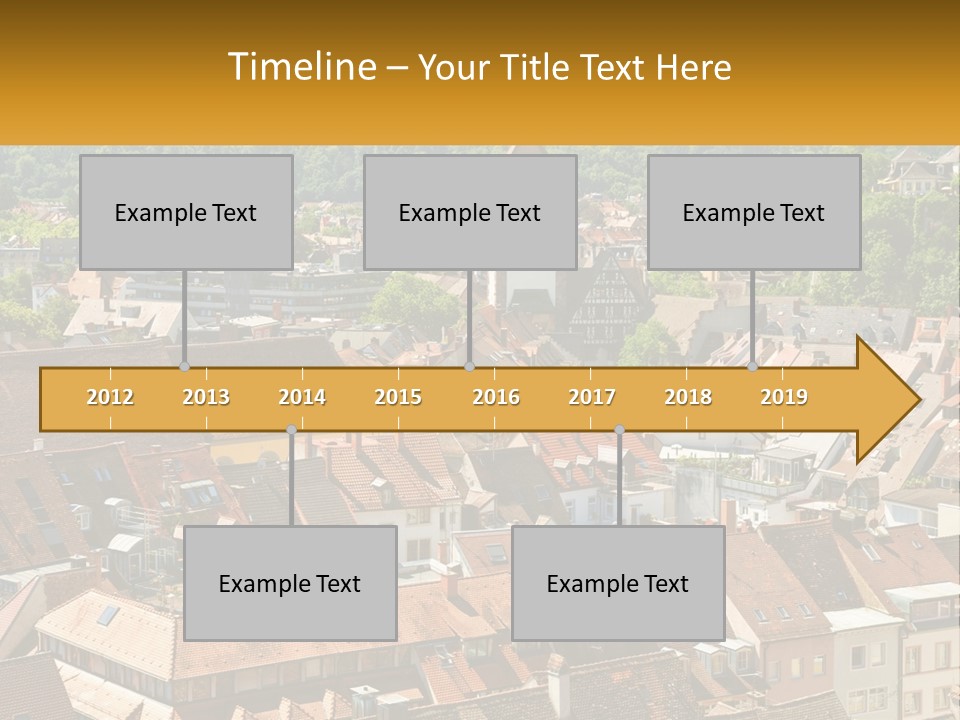 Schwarzwald Black Tile PowerPoint Template