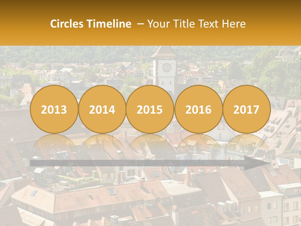 Schwarzwald Black Tile PowerPoint Template