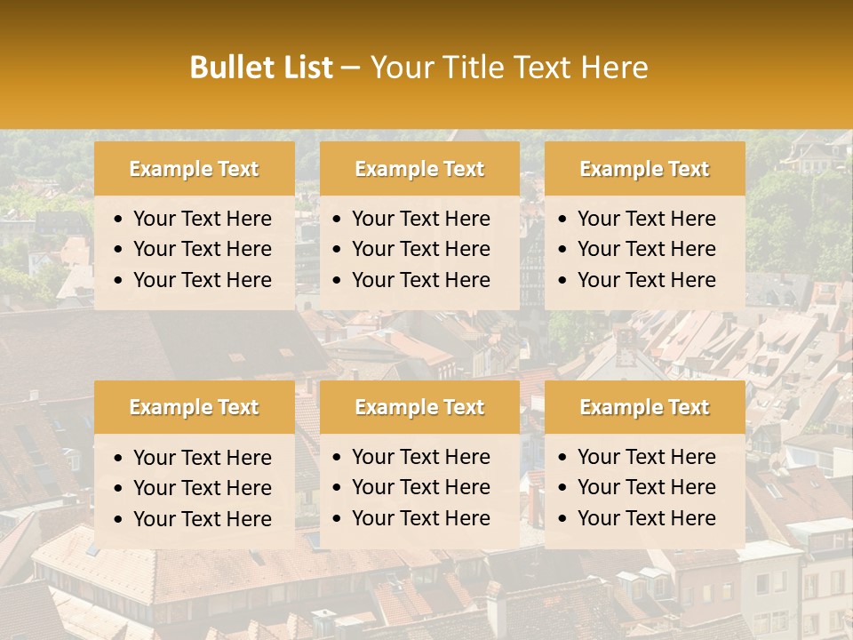 Schwarzwald Black Tile PowerPoint Template
