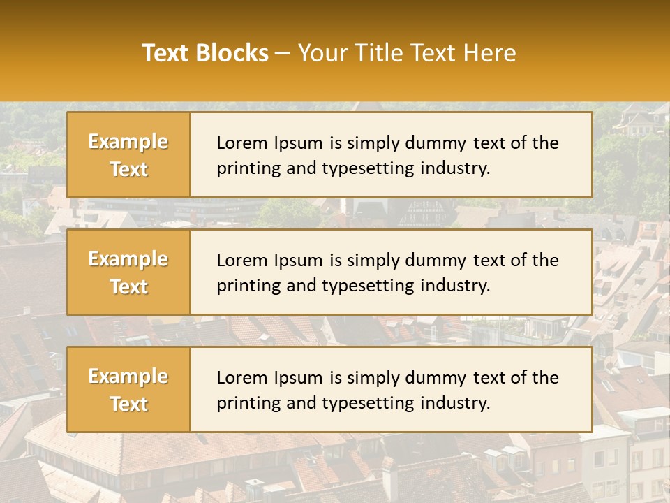 Schwarzwald Black Tile PowerPoint Template