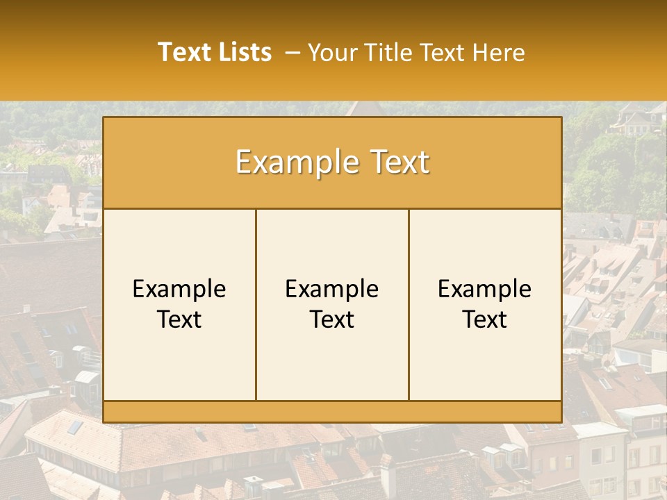 Schwarzwald Black Tile PowerPoint Template