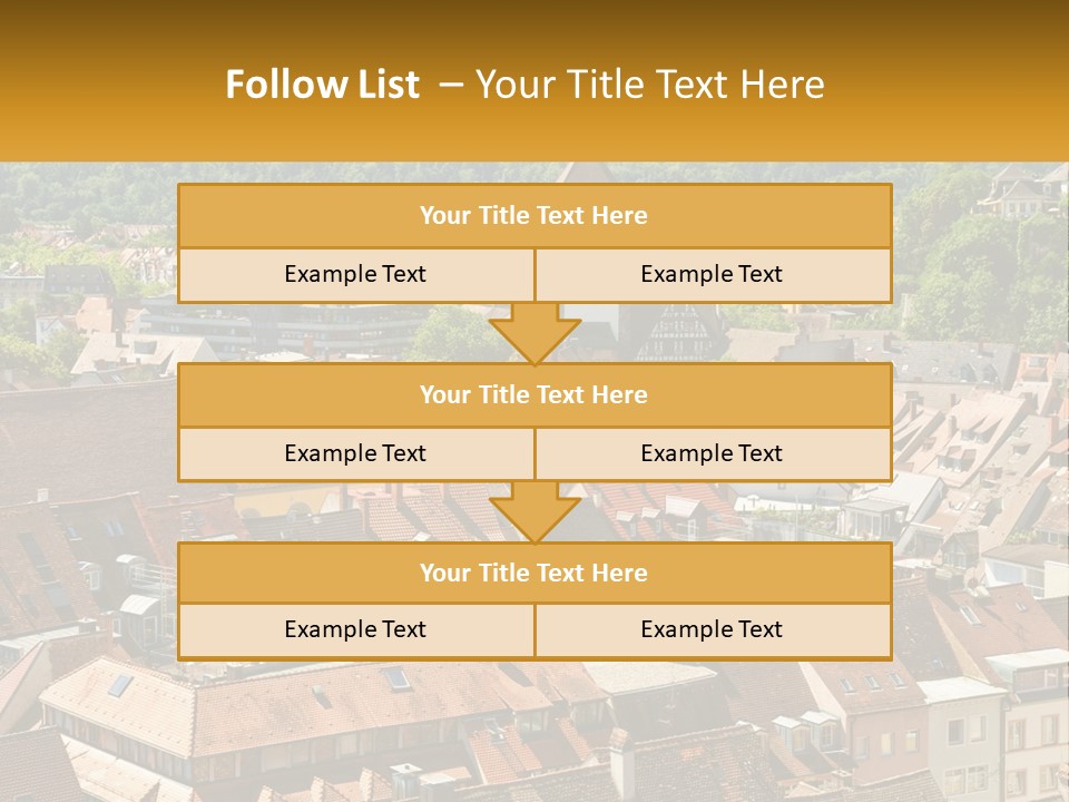 Schwarzwald Black Tile PowerPoint Template
