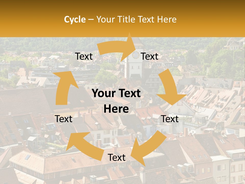 Schwarzwald Black Tile PowerPoint Template