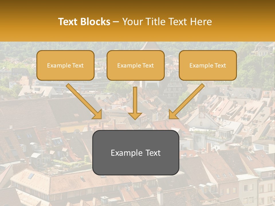 Schwarzwald Black Tile PowerPoint Template