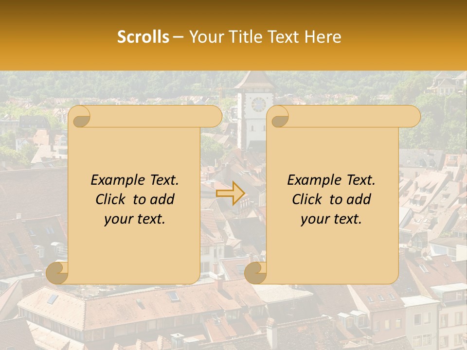 Schwarzwald Black Tile PowerPoint Template