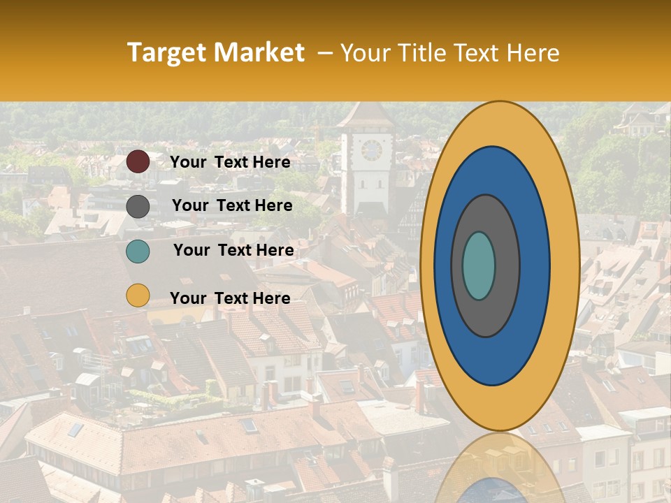 Schwarzwald Black Tile PowerPoint Template