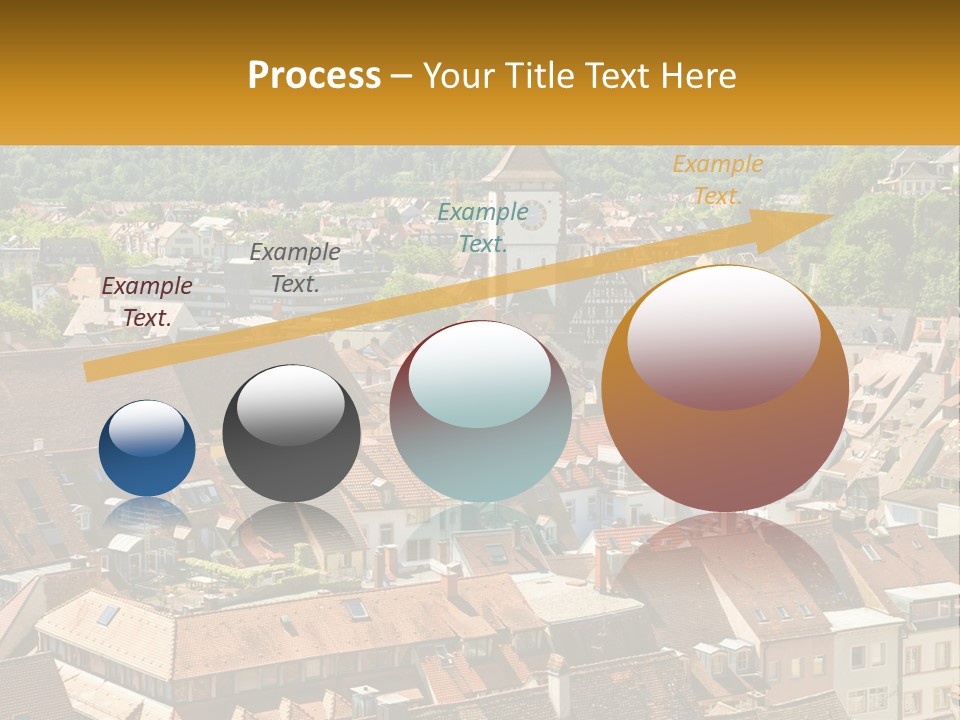 Schwarzwald Black Tile PowerPoint Template