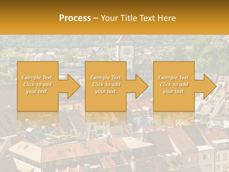Schwarzwald Black Tile PowerPoint Template