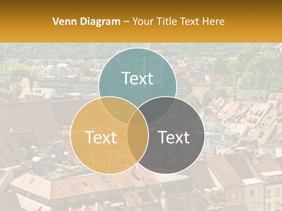 Schwarzwald Black Tile PowerPoint Template