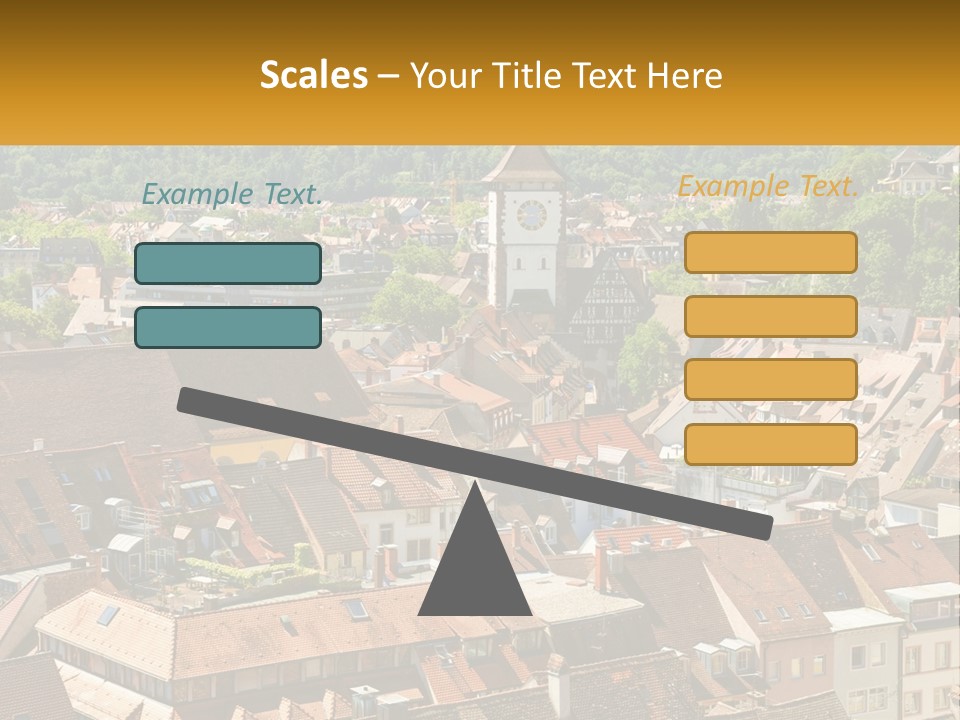 Schwarzwald Black Tile PowerPoint Template