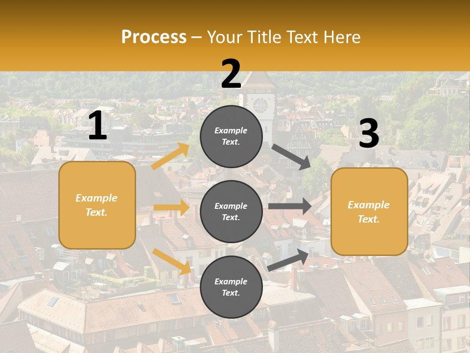 Schwarzwald Black Tile PowerPoint Template