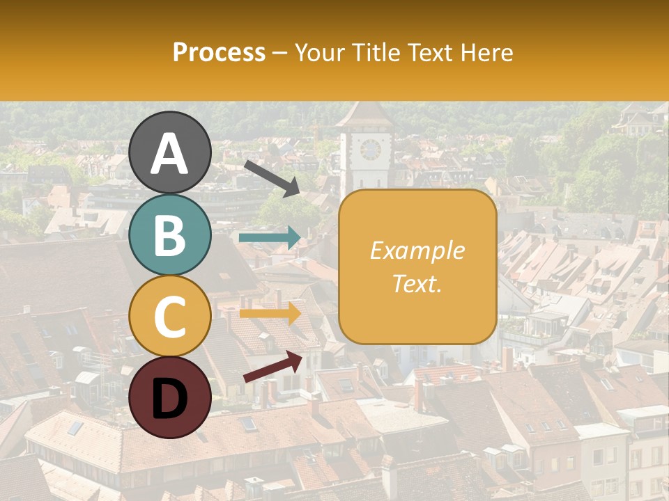 Schwarzwald Black Tile PowerPoint Template