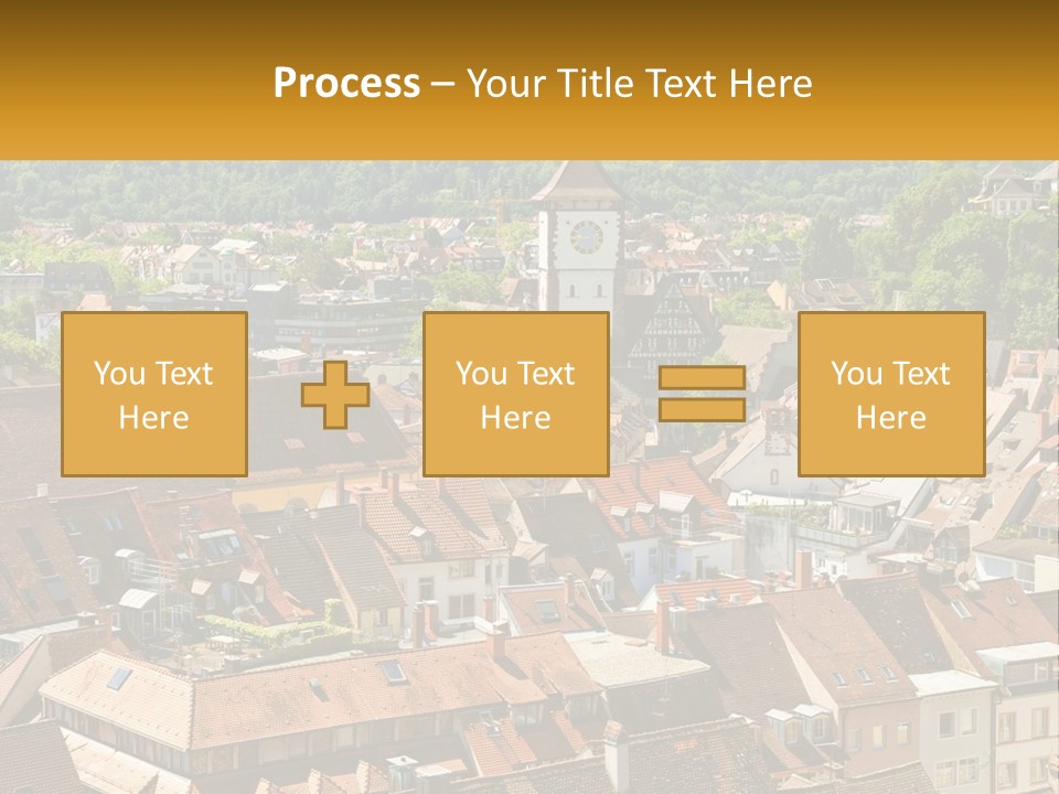 Schwarzwald Black Tile PowerPoint Template