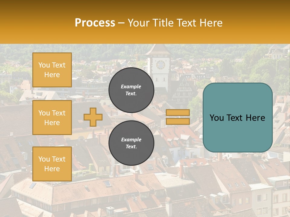 Schwarzwald Black Tile PowerPoint Template