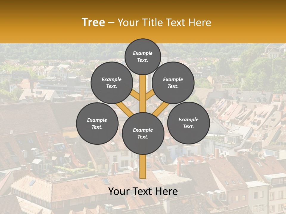 Schwarzwald Black Tile PowerPoint Template