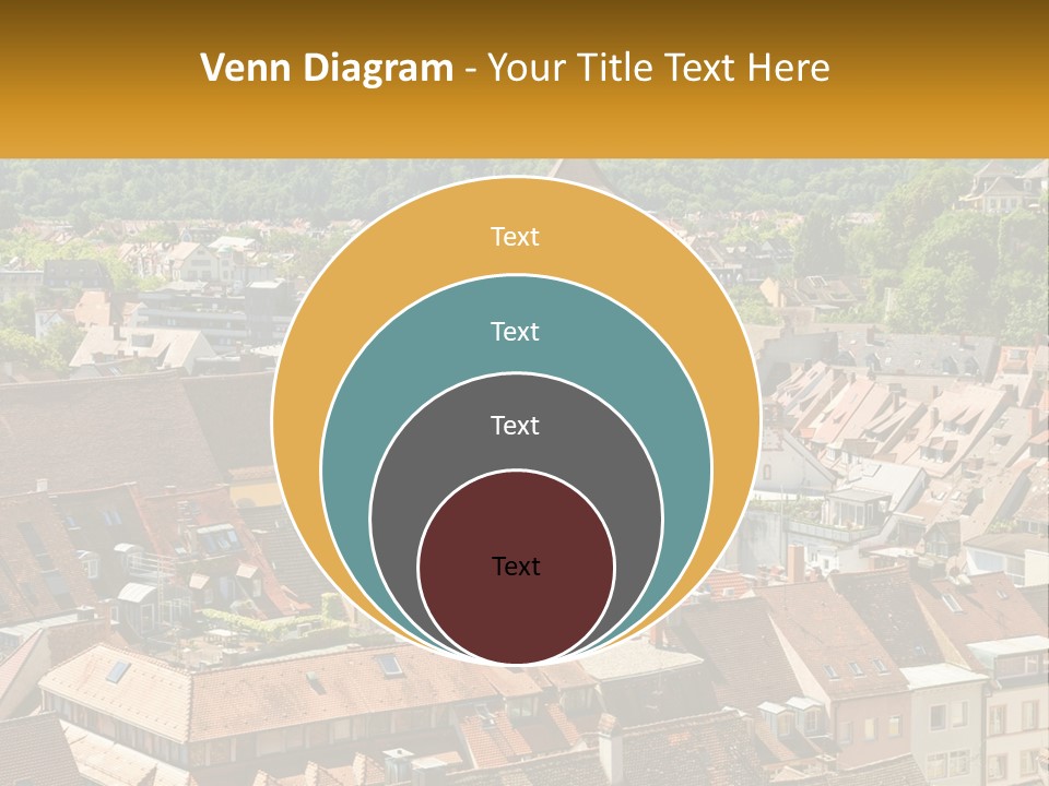 Schwarzwald Black Tile PowerPoint Template