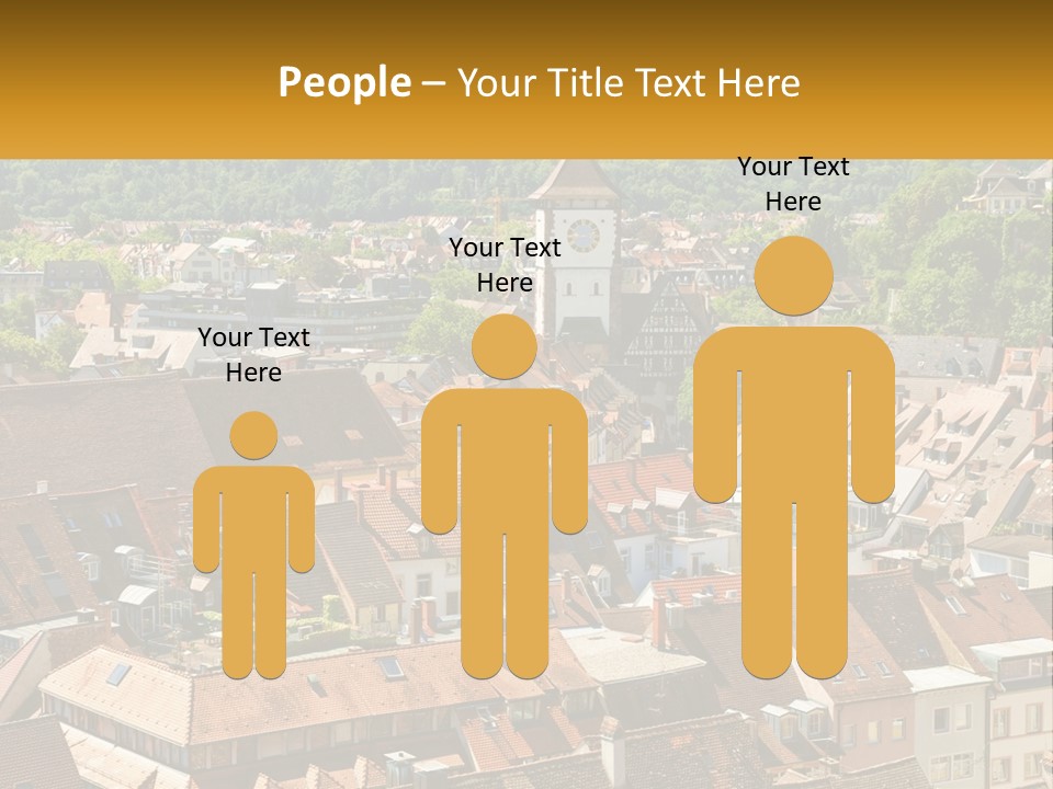 Schwarzwald Black Tile PowerPoint Template