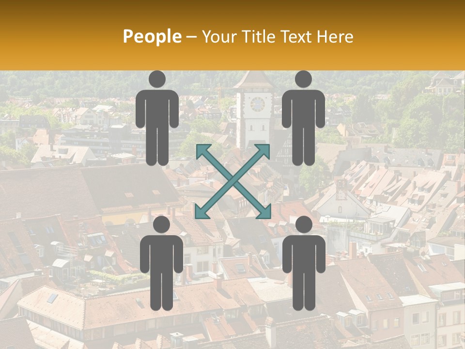 Schwarzwald Black Tile PowerPoint Template