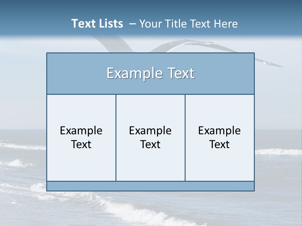 Wildlife Nature Beach PowerPoint Template