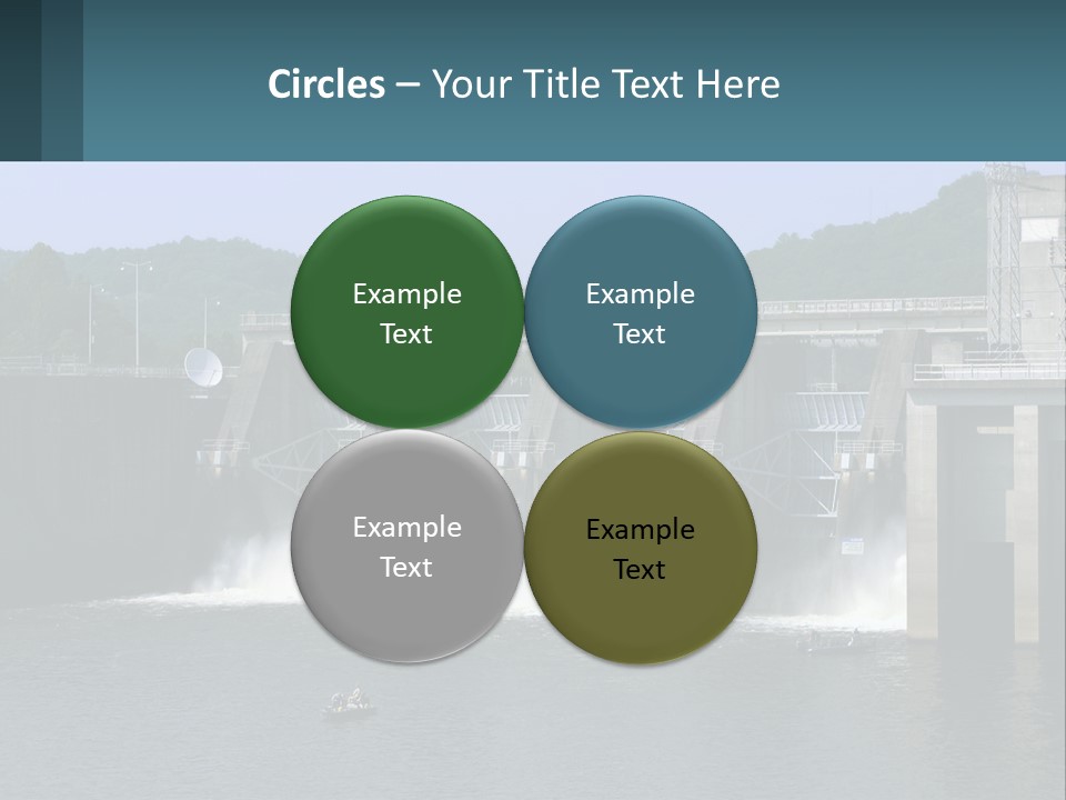 Concrete River Generation PowerPoint Template