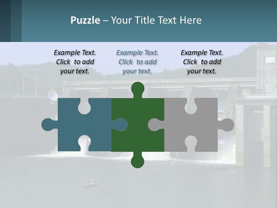 Concrete River Generation PowerPoint Template