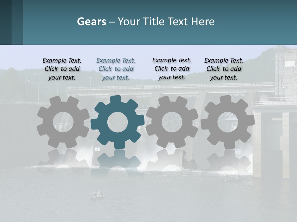 Concrete River Generation PowerPoint Template