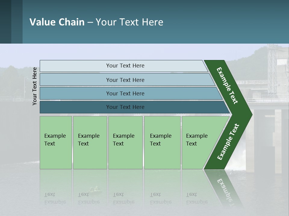 Concrete River Generation PowerPoint Template