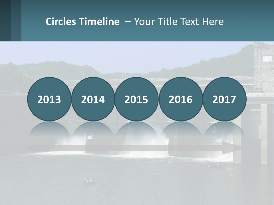 Concrete River Generation PowerPoint Template