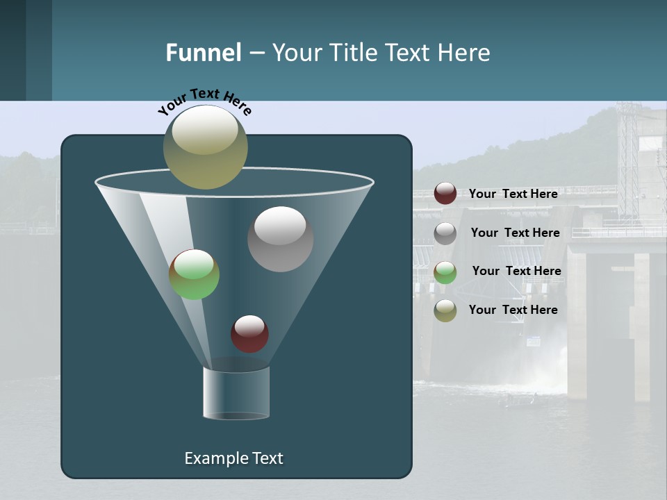 Concrete River Generation PowerPoint Template