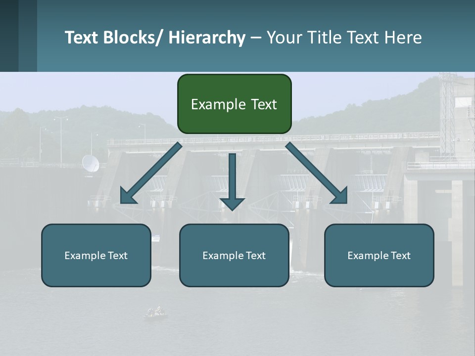 Concrete River Generation PowerPoint Template