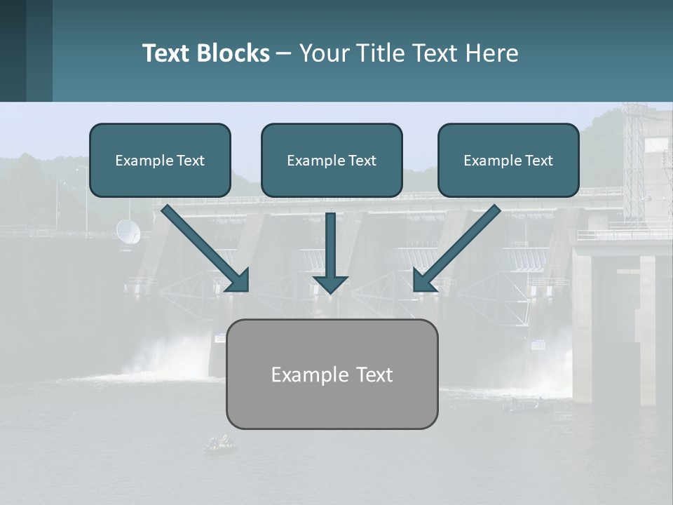 Concrete River Generation PowerPoint Template